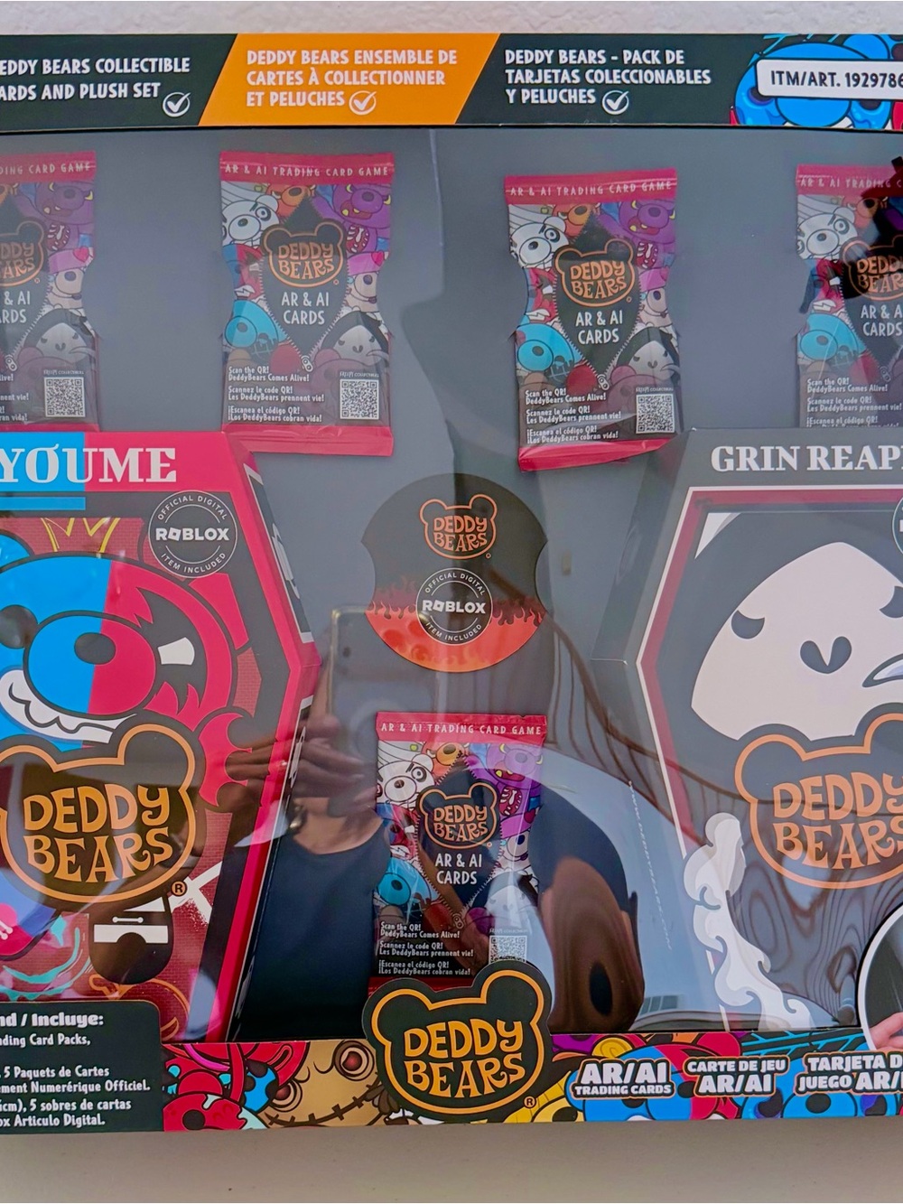 Deddy Bears AR & AI Trading Card Pack - Pink & Blue